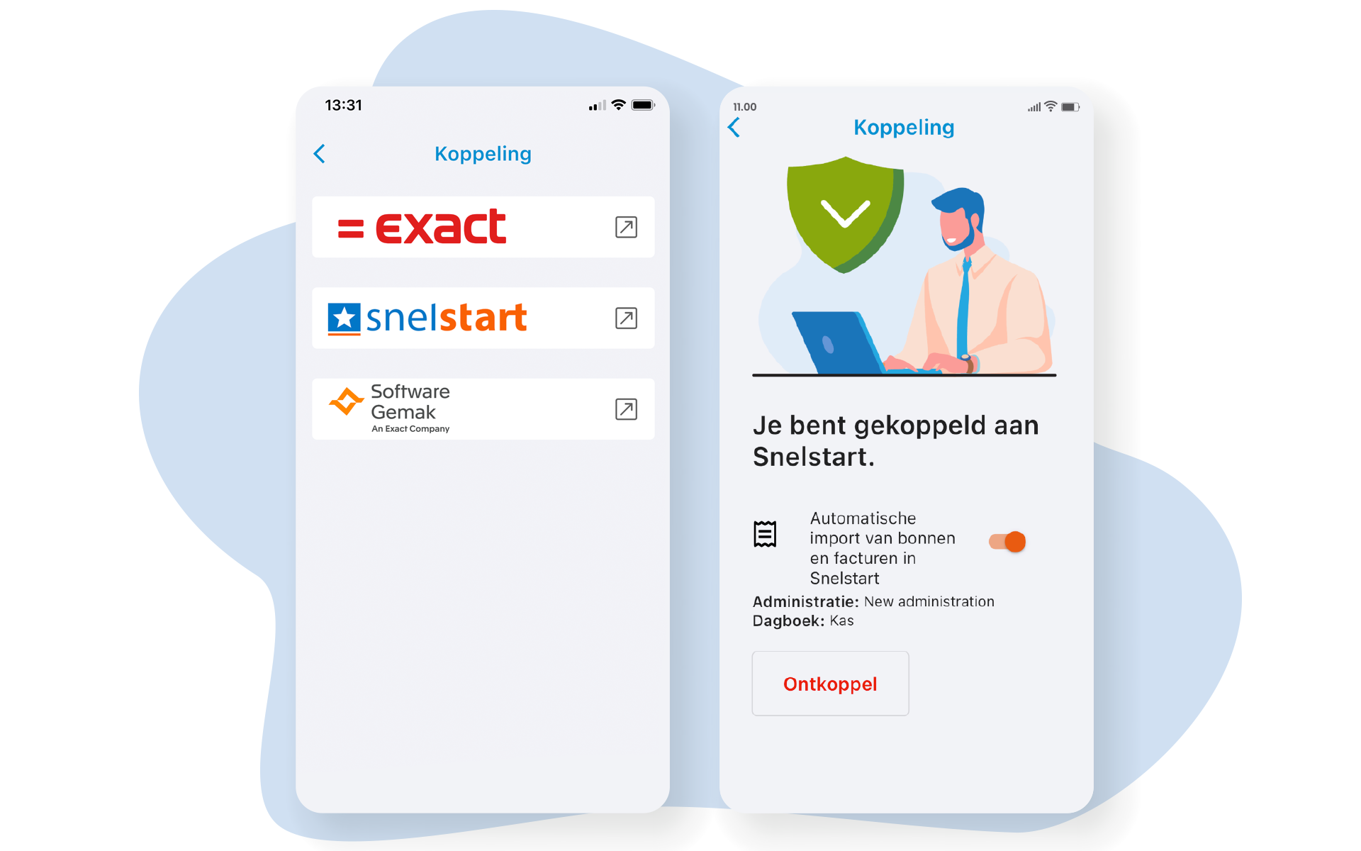 Easykas Koppelen